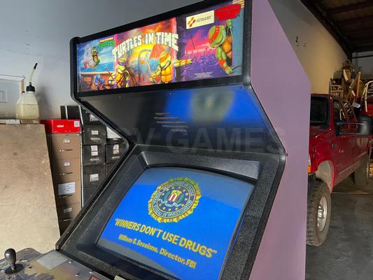 1991 Konami Teenage Mutant Ninja Turtles Turtles In Time Upright Arcade Machine Image