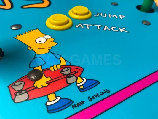 1991 Konami The Simpsons Upright Arcade Machine Image