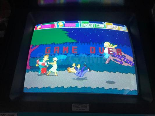 1991 Konami The Simpsons Upright Arcade Machine Image