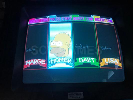 1991 Konami The Simpsons Upright Arcade Machine Image