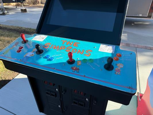 1991 Konami The Simpsons Upright Arcade Machine Image