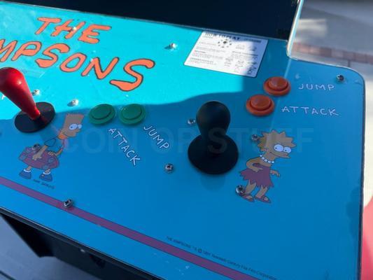 1991 Konami The Simpsons Upright Arcade Machine Image