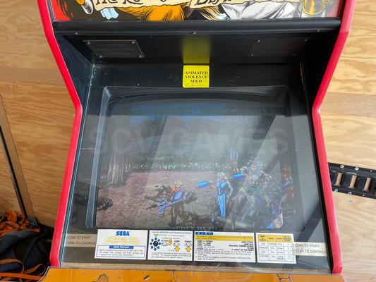 1992 Sega Golden Axe: The Revenge of Death Adder Arcade Machine Image