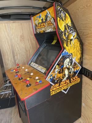 1992 Sega Golden Axe: The Revenge of Death Adder Arcade Machine Image