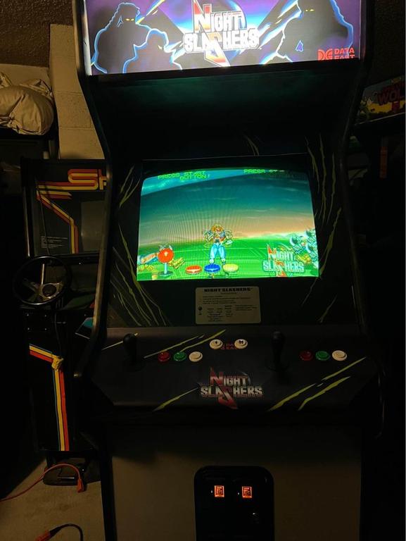 1993 Data East Night Slashers Upright Arcade Machine