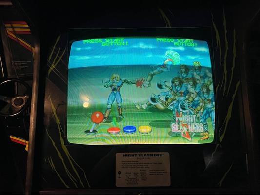 1993 Data East Night Slashers Upright Arcade Machine Image