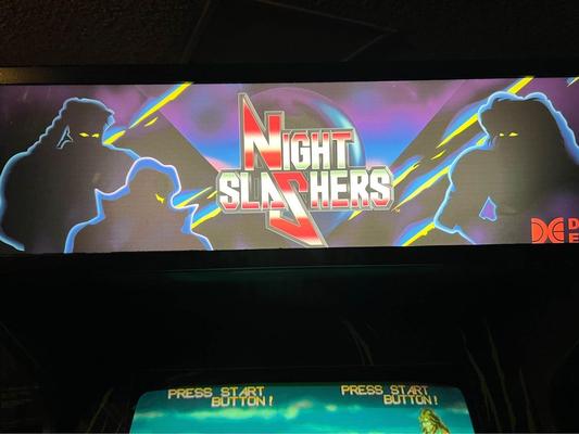 1993 Data East Night Slashers Upright Arcade Machine Image