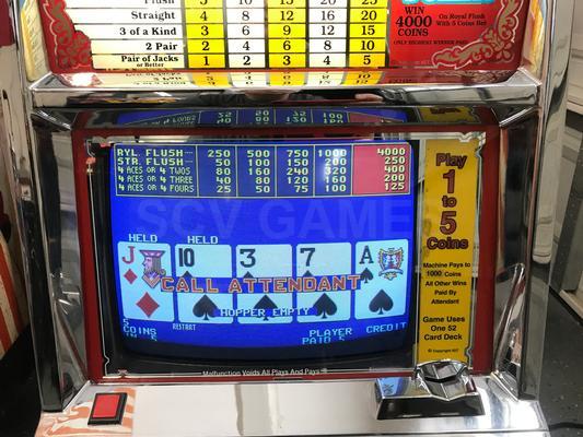 1993 IGT Draw Poker Upright Stand Alone Machine Image