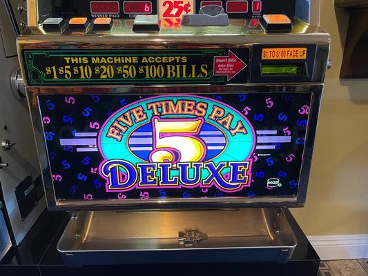 1993 IGT Five Times Pay Deluxe Slot Machine Image