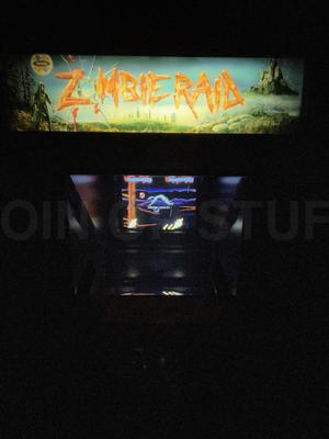 1995 American Sammy Zombie Raid Upright Arcade Machine Image