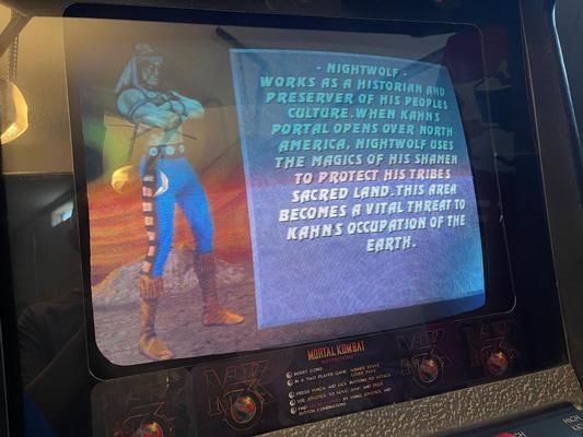 1995 Midway Mortal Kombat 3 Upright Arcade Machine Image