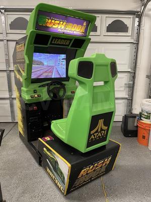 1997 Atari San Francisco Rush The Rock Alcatraz Edition Cockpit Arcade Machine Image