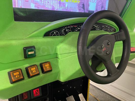 1997 Atari San Francisco Rush The Rock Alcatraz Edition Cockpit Arcade Machine Image