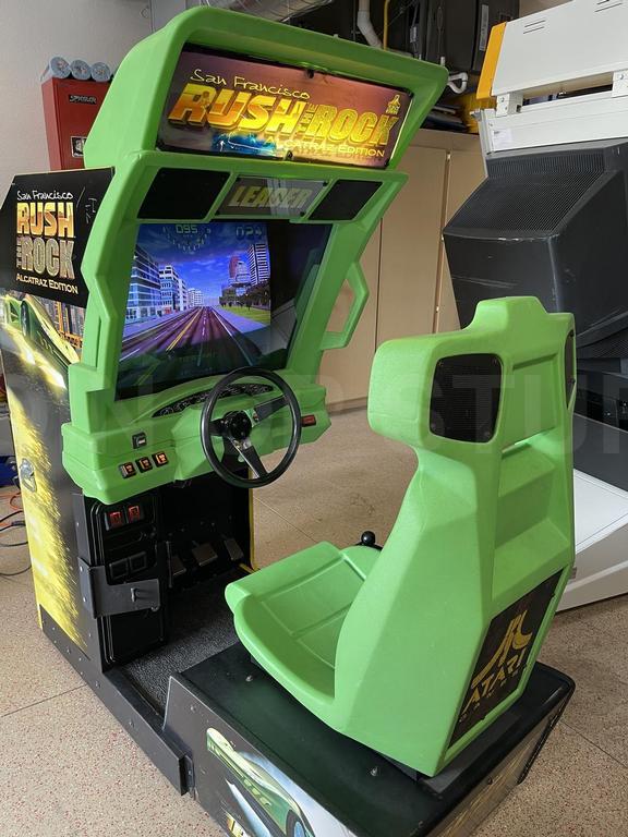 1997 Atari San Francisco Rush The Rock Alcatraz Edition Cockpit Arcade Machine