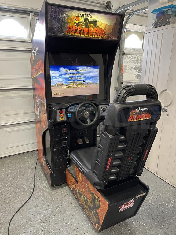 1997 Midway Off Road Challenge Sit Down Arcade Machine