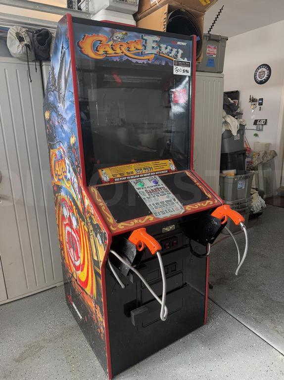 1999 Midway Carnevil Upright Arcade Machine