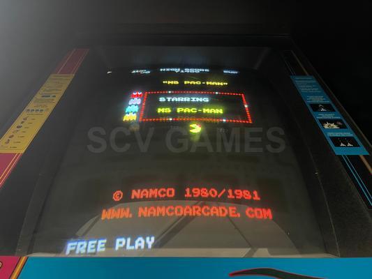 2000 Namco Ms. Pac-Man/Galaga - Class Of 1981 Upright Arcade Machine Image