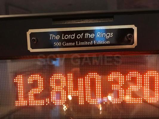 2003 Stern Lord Of The Rings Gold LE Pinball Machine Image