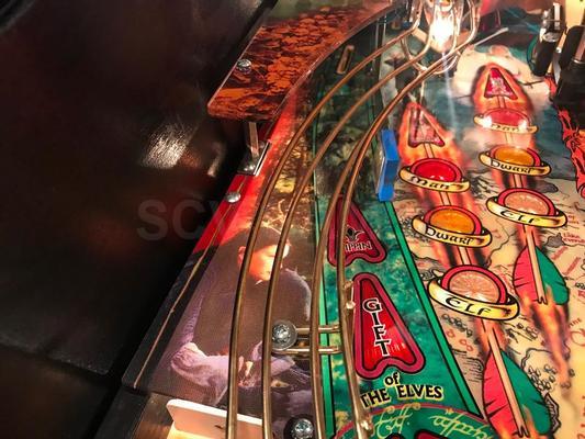 2003 Stern Lord Of The Rings Gold LE Pinball Machine Image