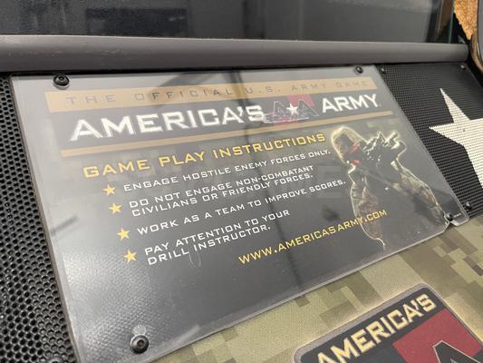 2007 Global VR America's Army Upright Arcade Machine Image