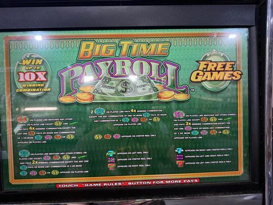 2008 IGT 3-Reel Big Time Payroll Slot Machine Image