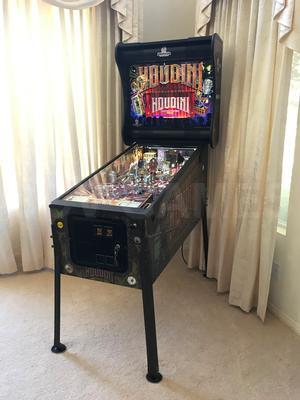 2018 American Pinball Inc Houdini Master of Mystery Image