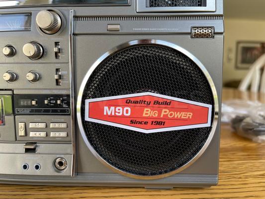 2022 Miniaturized Vintage Boombox by RepliTronics Image