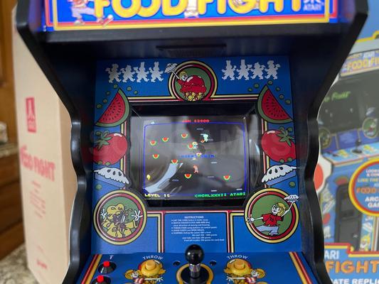 2023 Food Fight 1/6th Scale Upright Arcade Machine by RepliCade Image