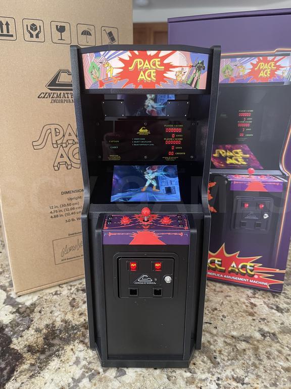 2023 Space Ace 1/6th Scale Upright Arcade Machine by RepliCade