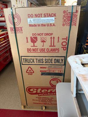 2025 Stern Jaws 50th Anniversary Premium Pinball Machine
