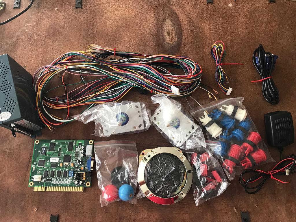 60 IN 1 Classic Arcade JAMMA Multigame Multicade Cocktail Kit