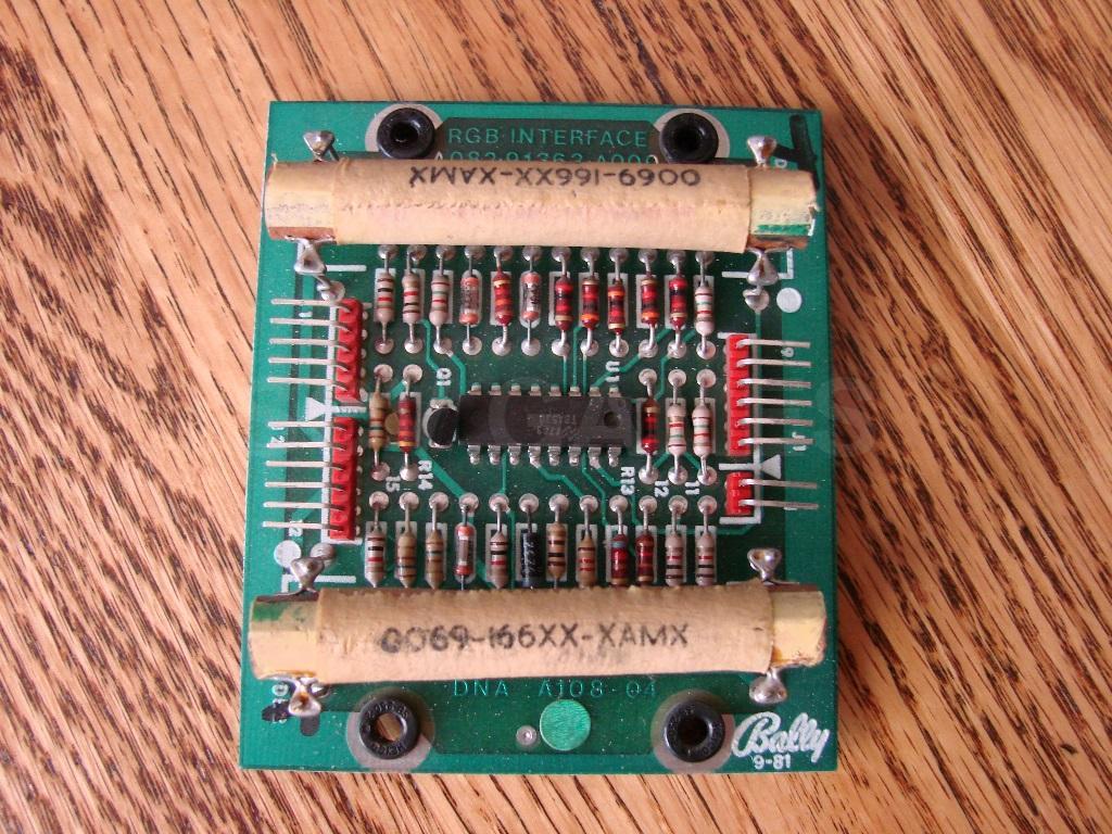 Bally Gorf Wizard of Wor RGB Interface Board