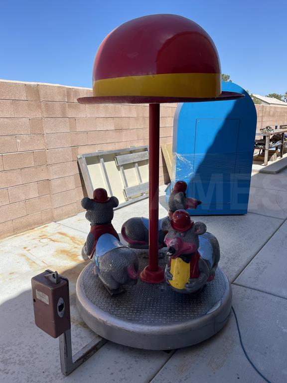 Chuck E Cheese Merry Go Round Arcade Machine - Coin OP Stuff