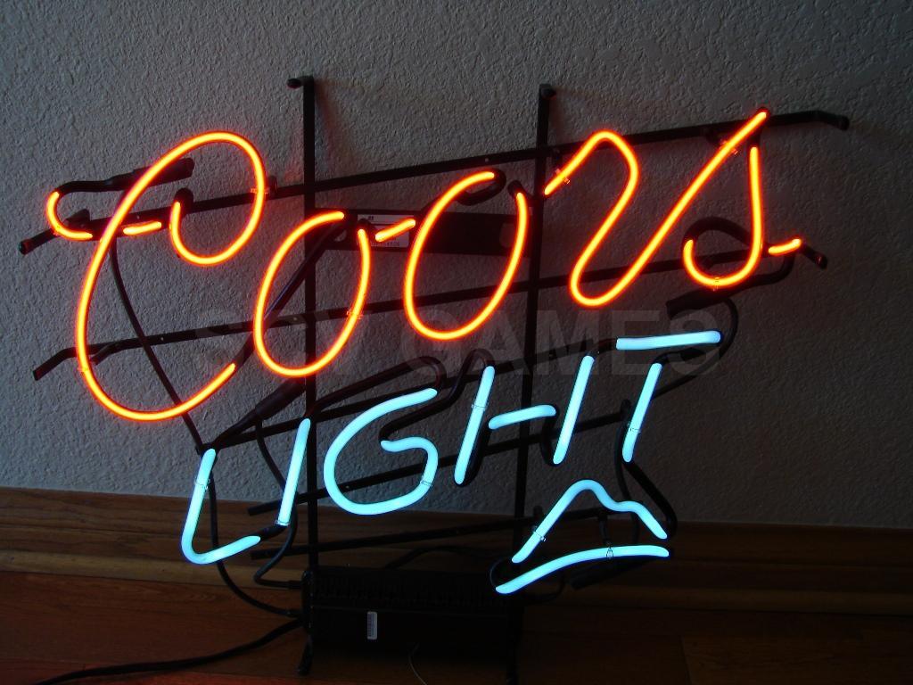 Coors Light Neon Beer Sign