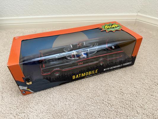 DC Comics Batmobile with Bendable Figures New in Box