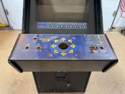 Empty Golden Tee Dynamo Arcade Cabinet Image