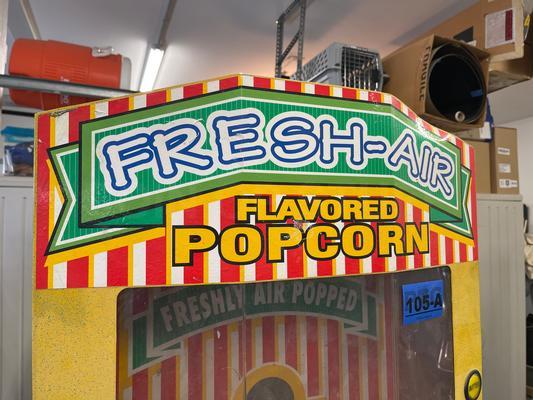 Fresh-Air Coin Operated Popcorn Parts Machine Image