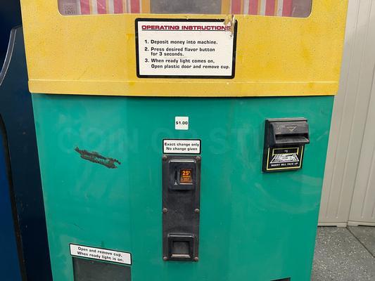 Fresh-Air Coin Operated Popcorn Parts Machine Image