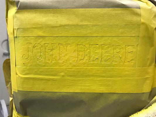 John Deere 1 1/2 HP Hit and Miss Stencil Image