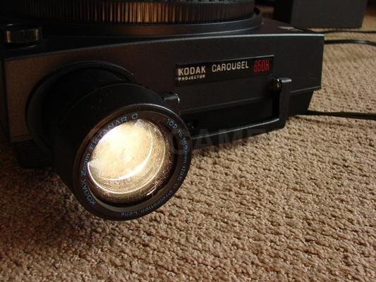 Kodak 650H Carousel Slide Projector with Extras Like New Image