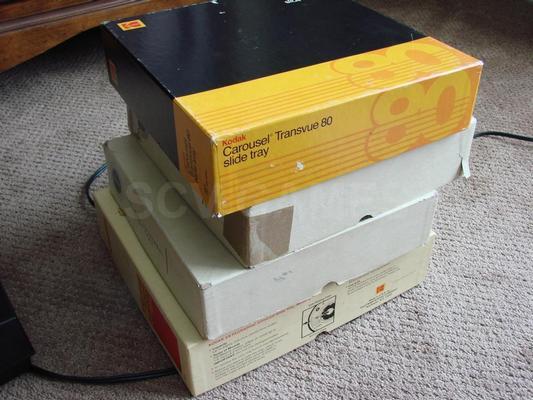 Kodak 650H Carousel Slide Projector with Extras Like New Image