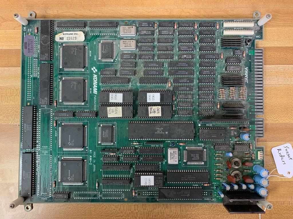 Konami Sunset Riders 4 player JAMMA Arcade Game PCB