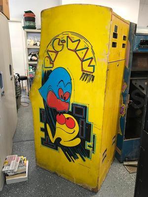 Midway Pac-Man Empty Cabinet Image