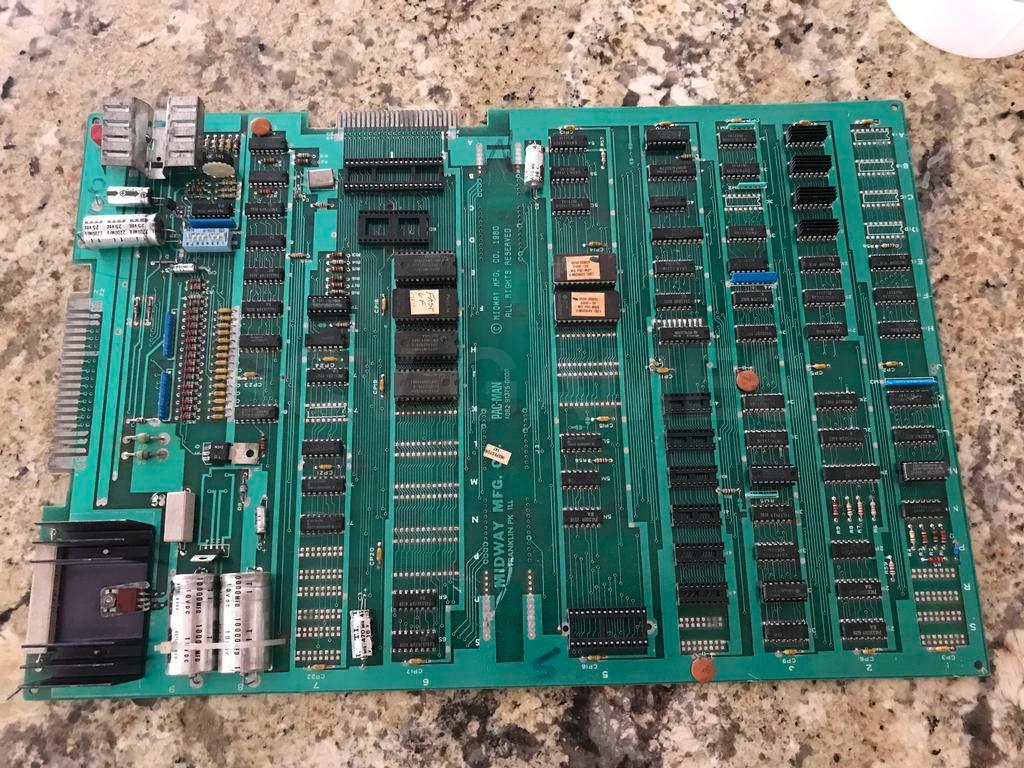 Midway Pac-Man or Ms Pac-Man Game Board for Parts