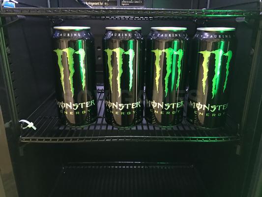 Monster Energy Mini Refrigerator with Stand Image