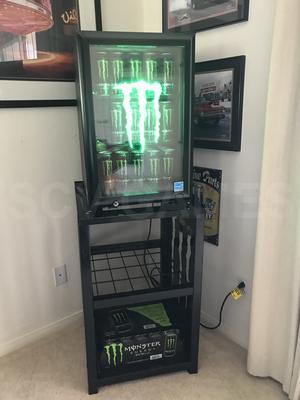 Monster Energy Mini Refrigerator with Stand Image