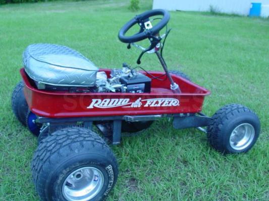 Motorized Radio Flyer Wagon Image