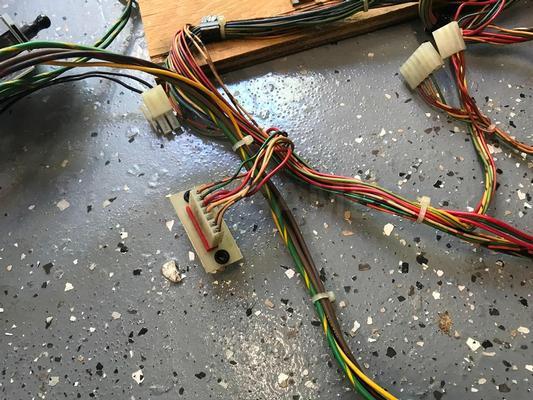 Pac-Man Upright Arcade Wiring harness and Power Board Image