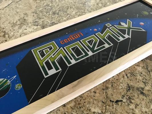 Phoenix Arcade Marquee in Frame Image