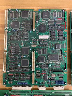 Sega Virtua Fighter 2 Rev. A 3 board set with Interface PCB Image